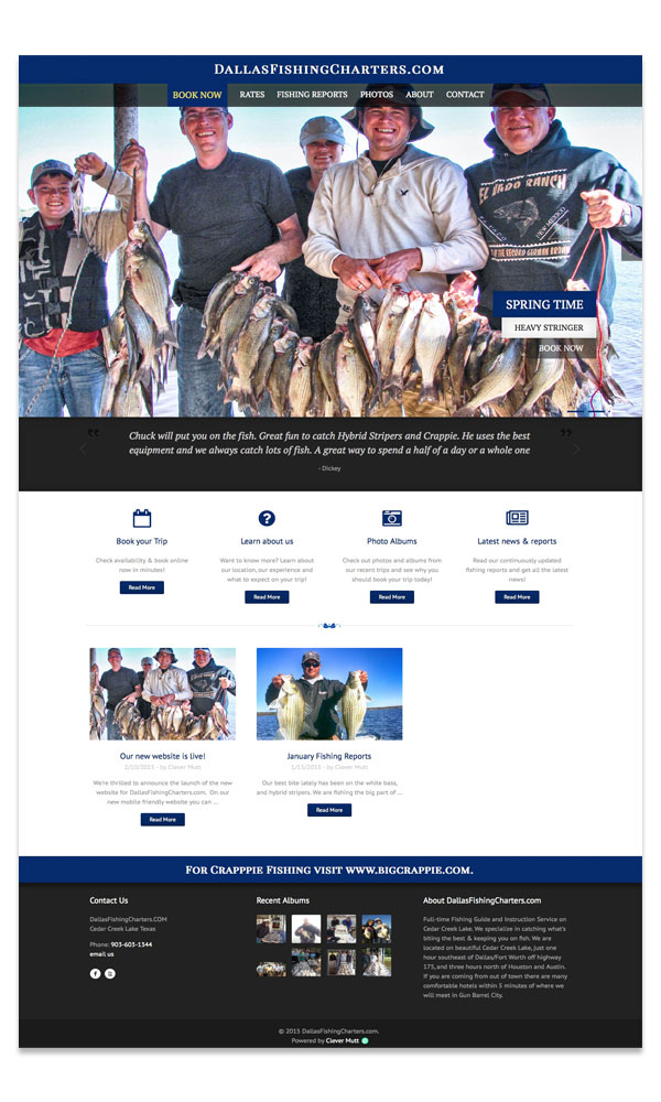 Dallas Fishing Charters full
