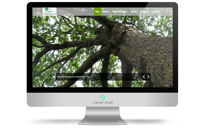 East Texas Woods & Waters Foundation website, by Clever Mutt™