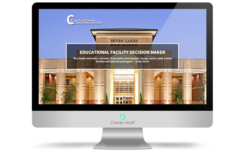 Carver Facility Trending & Consulting website, by Clever Mutt™