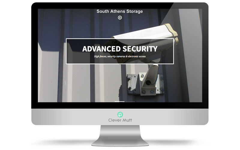 South Athens Storage website, by Clever Mutt™