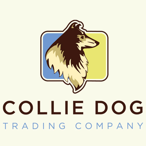 Collie Dog Trading Company logo, by Clever Mutt™